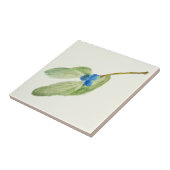 Kerst Blauwe bessen Spring Rustiek Botanisch Tegeltje (Zijkant)