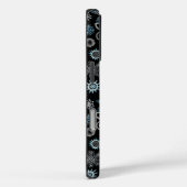 Kerst Blauwe Sneeuwvlokken Case-Mate iPhone Case (Achterkant / Rechts)