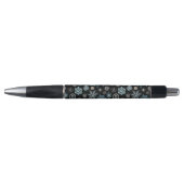 Kerst Blauwe Sneeuwvlokken Pen (Voorkant)