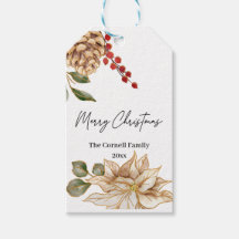 Kerst Bloem Waterverf