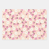 Kerst Bloemen Aardbei Droom Inpakpapier Vel (Voorkant 2)