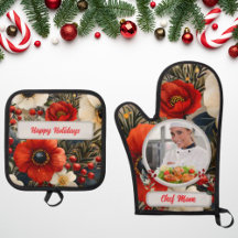 Kerst Bloemen Gepersonaliseerde Chef Mam Foto