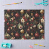 Kerst Bloemen Ornamenten Decoupage Tissuepapier (Craft)