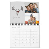 Kerst Bloemen Rendier Herten Schedel Rozen Cactus Kalender (Jan 2027)