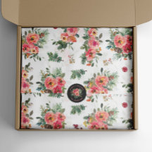 Kerst Bloemenpatroon | Waterverf botanisch
