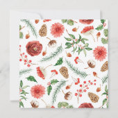 Kerst Bloemrijke Feestdagen Save The Date (Achterkant)