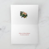 Kerst Bloemstuk Seizoensgroet Kaart (Binnen)