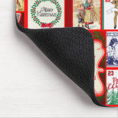 Kerst blok illustratie vierkanten muismat (Hoek)