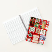 Kerst blok illustratie vierkanten notitieboek (Binnen)