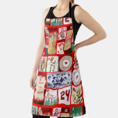 Kerst blok illustratie vierkanten schort (Insitu)