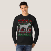 Kerst Bluetick Coonhound Gift T-shirt (Voorkant volledig)