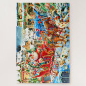 Kerst Boerderij Holiday Cheer Legpuzzel (Verticaal)