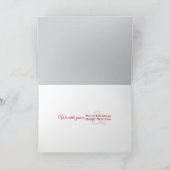 Kerst Boerderij Pony en kat Feestdagen Kaart (Binnen)