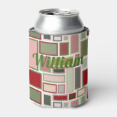 Kerst Boho rechthoeken Blikjeskoeler (Blikje Voorkant)