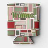 Kerst Boho rechthoeken Blikjeskoeler (Voorkant)