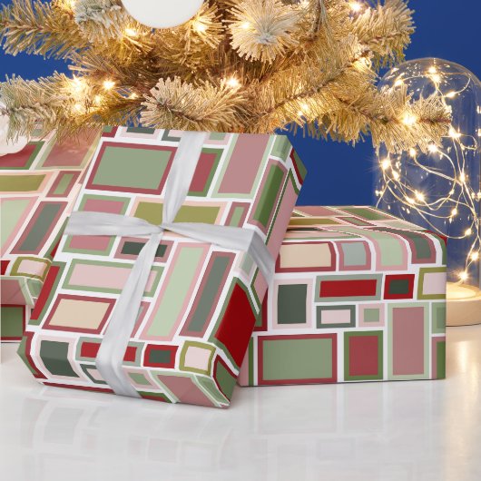 Kerst Boho rechthoeken Cadeaupapier (Feestdagen)