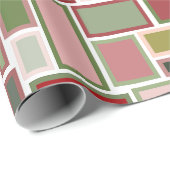 Kerst Boho rechthoeken Cadeaupapier (Rol Hoek)