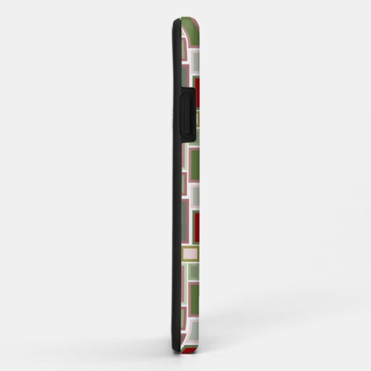 Kerst Boho rechthoeken Case-Mate iPhone Case (Achterkant/rechts)