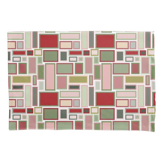 Kerst Boho rechthoeken Kussensloop (Voorkant)