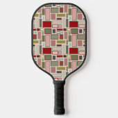 Kerst Boho rechthoeken Pickleball Paddle (Voorkant)