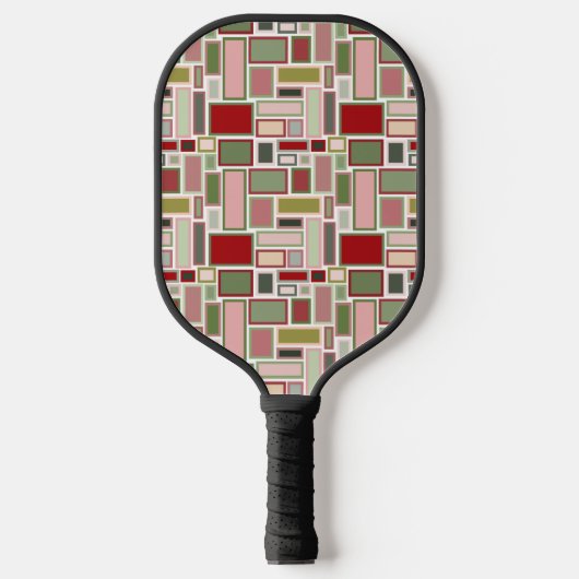 Kerst Boho rechthoeken Pickleball Paddle (Voorkant)