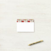 Kerst Boho rechthoeken Post-it® Notes (Op bureau)