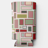 Kerst Boho rechthoeken Seltzer Blikjeskoeler (Achterkant)