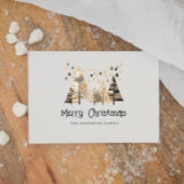 Kerst Boho Wenskaarten Notitiekaartje