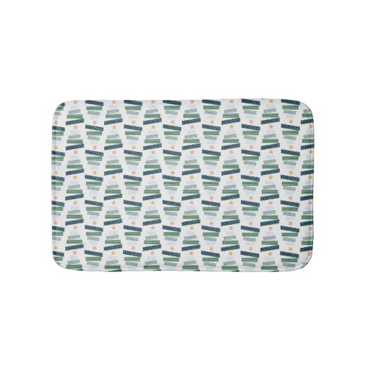 Kerst Boom Patch Werk Badmat (Voorkant)