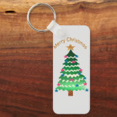 Kerst boom sleutelhanger: sleutelhanger (Voorkant)