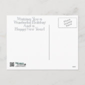 Kerst - Border Collie - Cockapoo Feestdagenkaart (Achterkant)