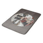 Kerst Border Collie Dog Snowman Badmat (Gekanteld)