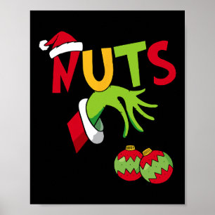Kerst Borst Noten Kastanjes Kerstmis Koppel Matche Poster