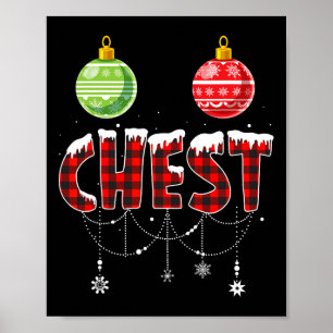 Kerst Borst Noten Matching Koppel Kastanjes 3 Poster