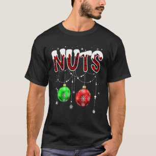 Kerst Borstnoten Bijpassende Koppel Kastanjes T-shirt