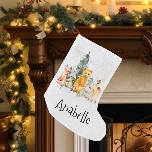 Kerst Bosdier Aquarel Naam Kleine Kerstsok