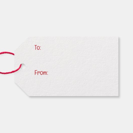 Kerst Boston Terrier Honden Cadeaulabel (Achterkant Horizontaal)