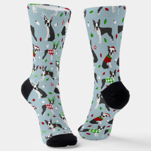 Kerst Boston Terrier Socks Sokken