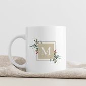 Kerst Botanicals Monogram Koffiemok