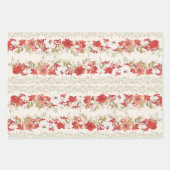 Kerst Botanische overvloed Elegante loof Inpakpapier Vel (Voorkant 3)