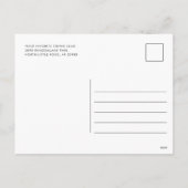 Kerst Botanische Tennis Club seizoenen Feestdagenkaart (Achterkant)