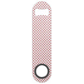 Kerst Bottle Opener Rendier Polka Dot Polkado Speed Flessenopener (Achterkant)