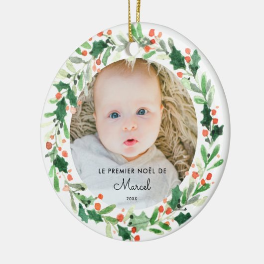 Kerst Boule Keramisch Ornament (Links)