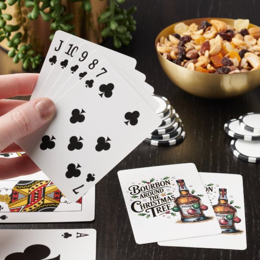 Kerst Bourbon speelkaarten (Insitu)