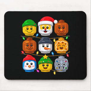 Kerst Bouwploeg Kostuum Hoofd Bouwer Blo Muismat