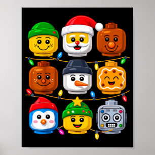 Kerst Bouwploeg Kostuum Meester Bouwer Blo Poster