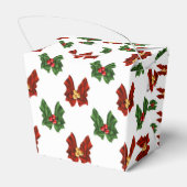 Kerst Bow patroon nemen uit gunst doos Bedankdoosjes (Achterkant)