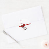 Kerst Bow Stickers (Envelop)