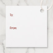 Kerst Boxer Dogs Bedankjes Labels (Achterkant)