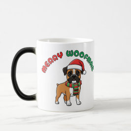 Kerst Boxer Mok: Prettig Woefmas Magische Mok